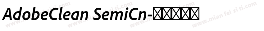 AdobeClean SemiCn字体转换